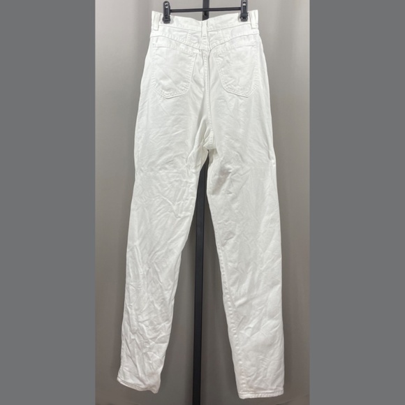 LL Bean Jeans Womens 10 white denim outdoor casual classic 100% cotton vintage - Picture 7 of 10
